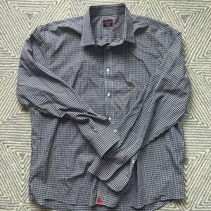 UNTUCKit Long Sleeve Button Shirt - Blue/Red/Blue‎ - XXL